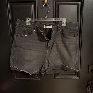 Signature by Levi Strauss Black Jean Shorts